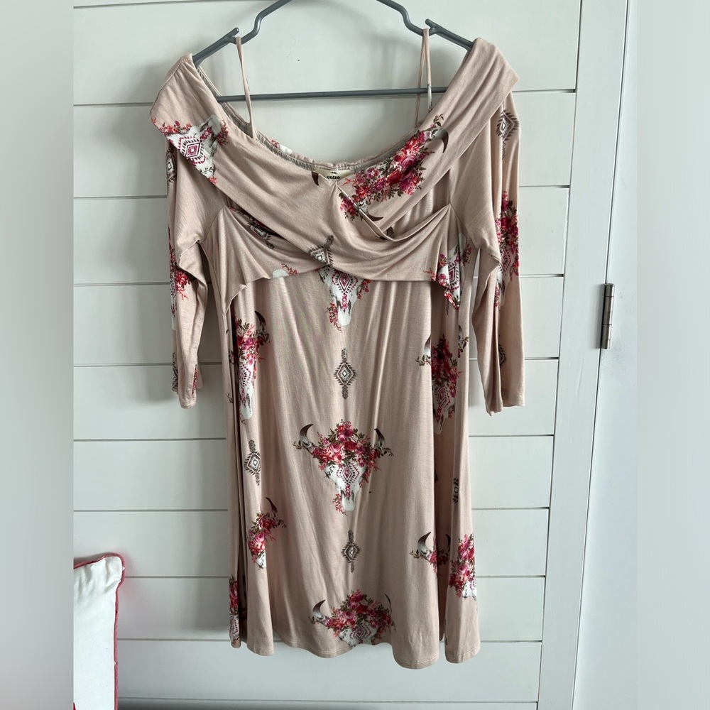 Shop hopes off the shoulder dress